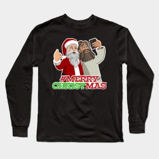 Social Merry Christmas Long Sleeve T-Shirt